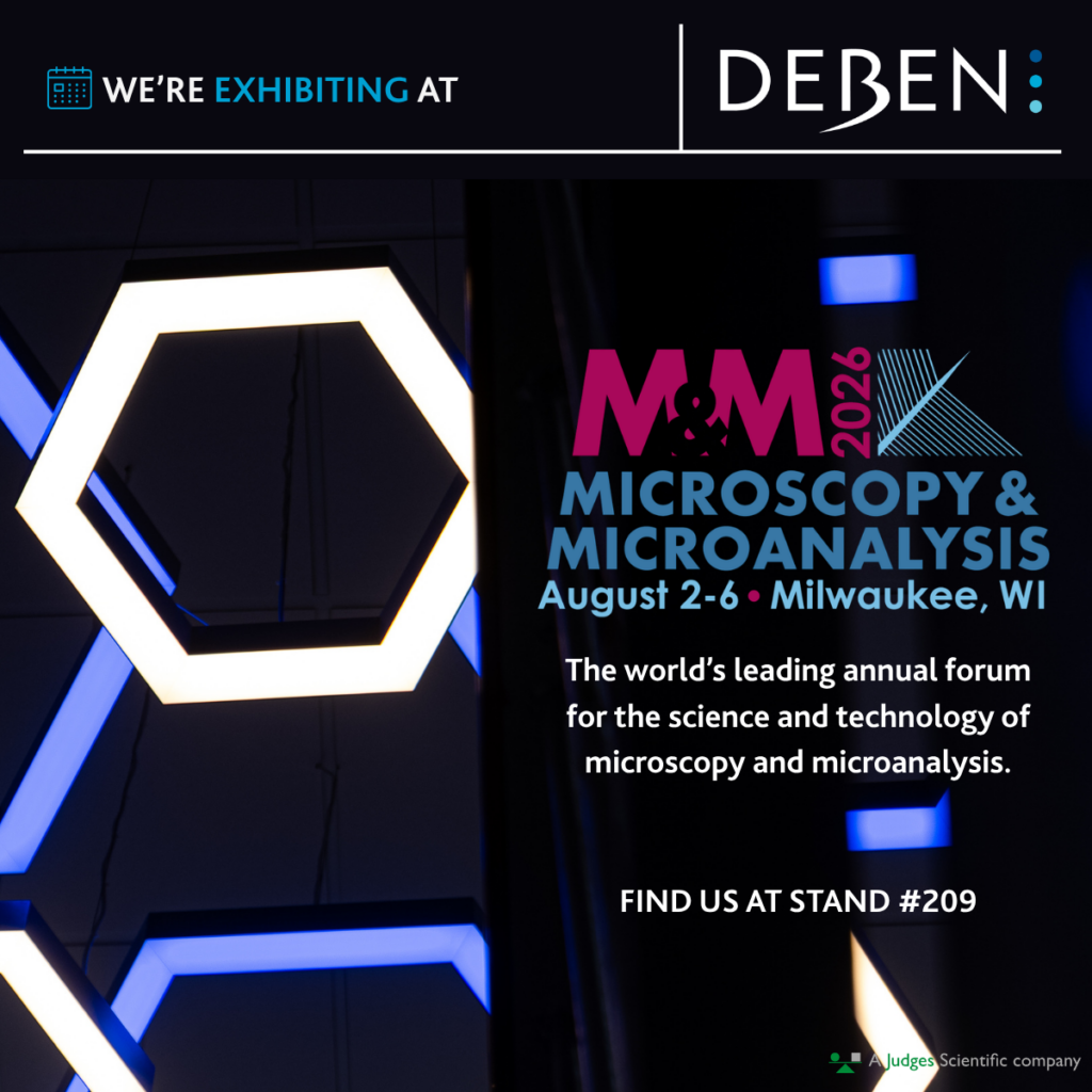 Deben will be exhibiting at booth #209 at Microscopy and Microanalysis 2026.
